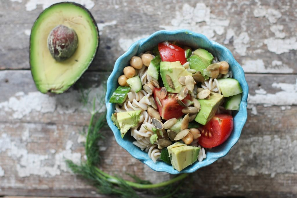 Healthy Garden Pasta Salad Image