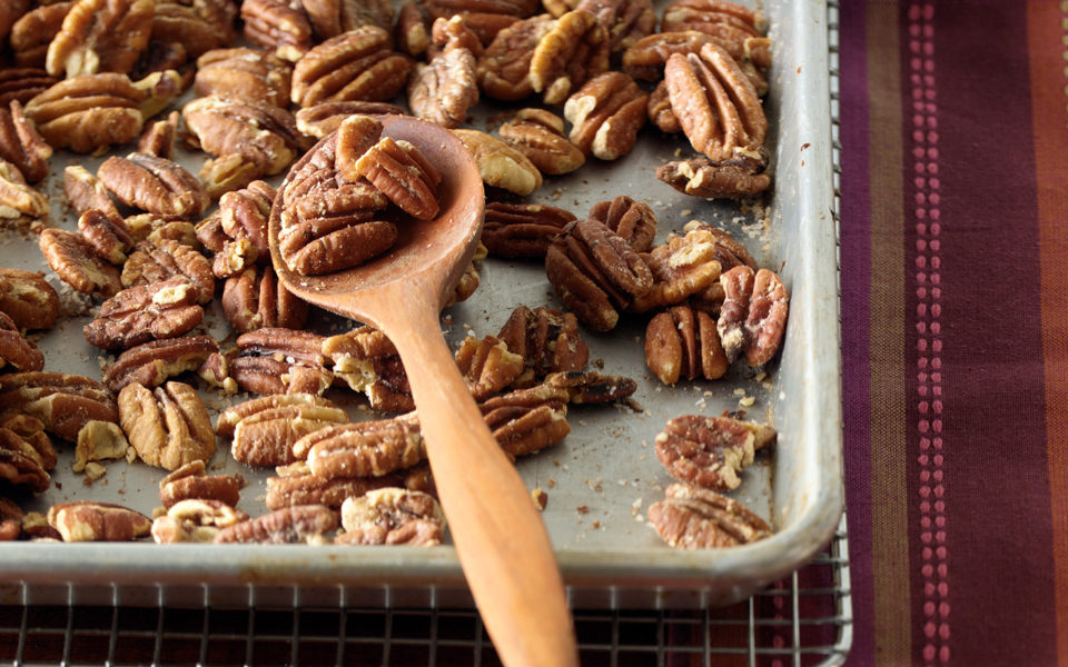 Oven Roasted Salted Pecans Image