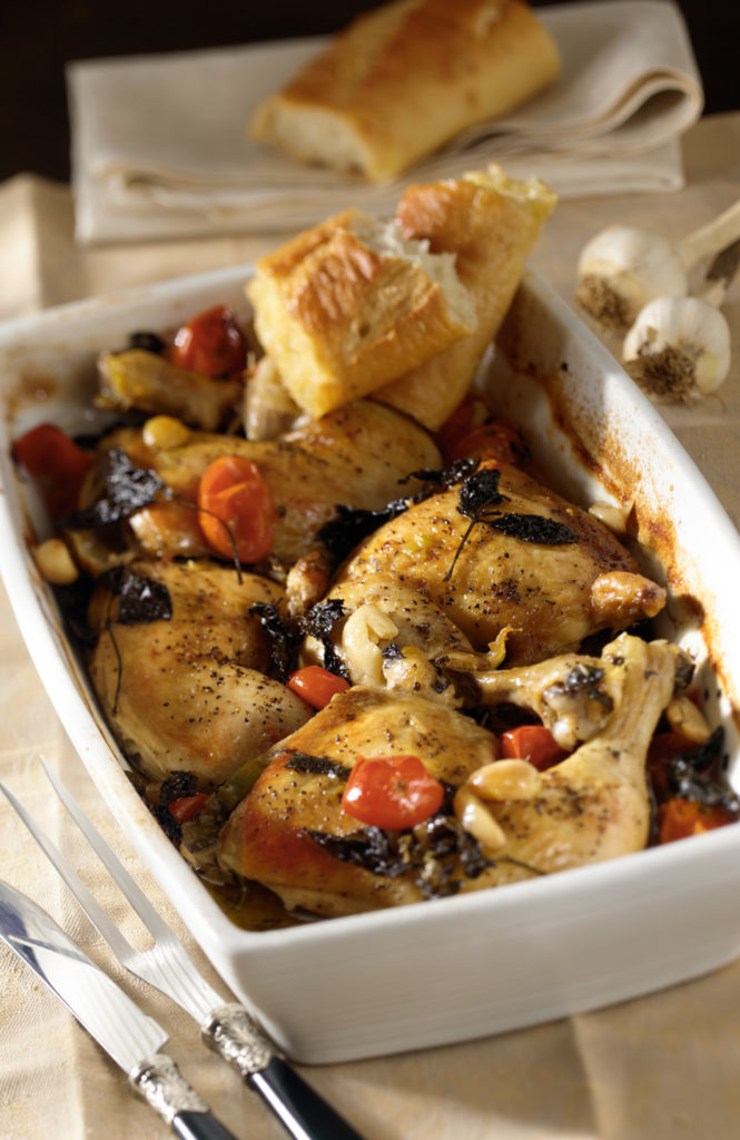 Chicken with 40 Cloves of Garlic Image