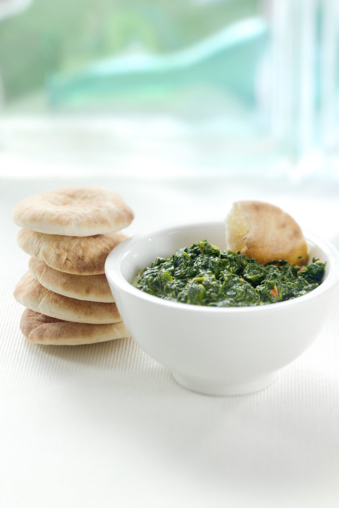 Spinach Dip with Peppery Cheese