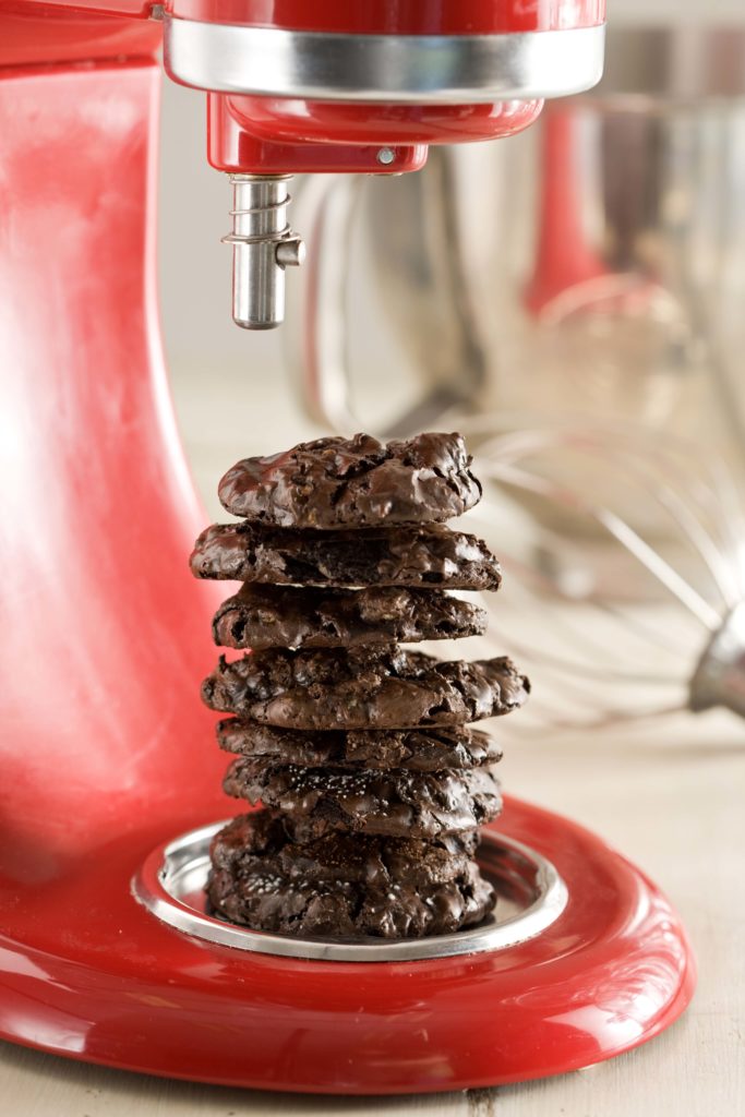 Chewy Flourless Chocolate Cookies Image