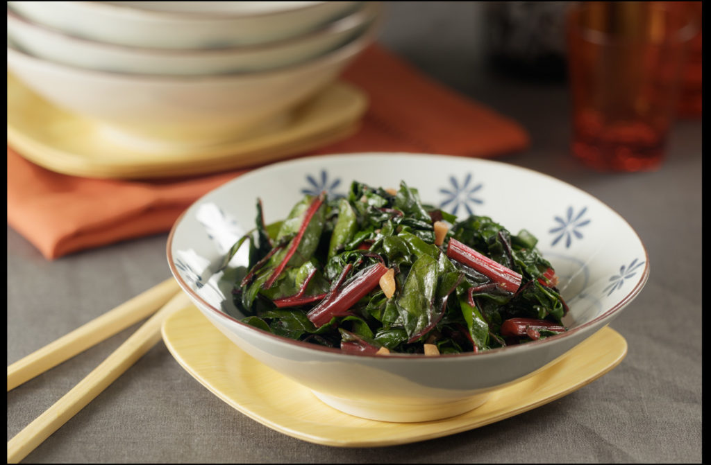 Stir-Fried Chard with Asian Seasonings