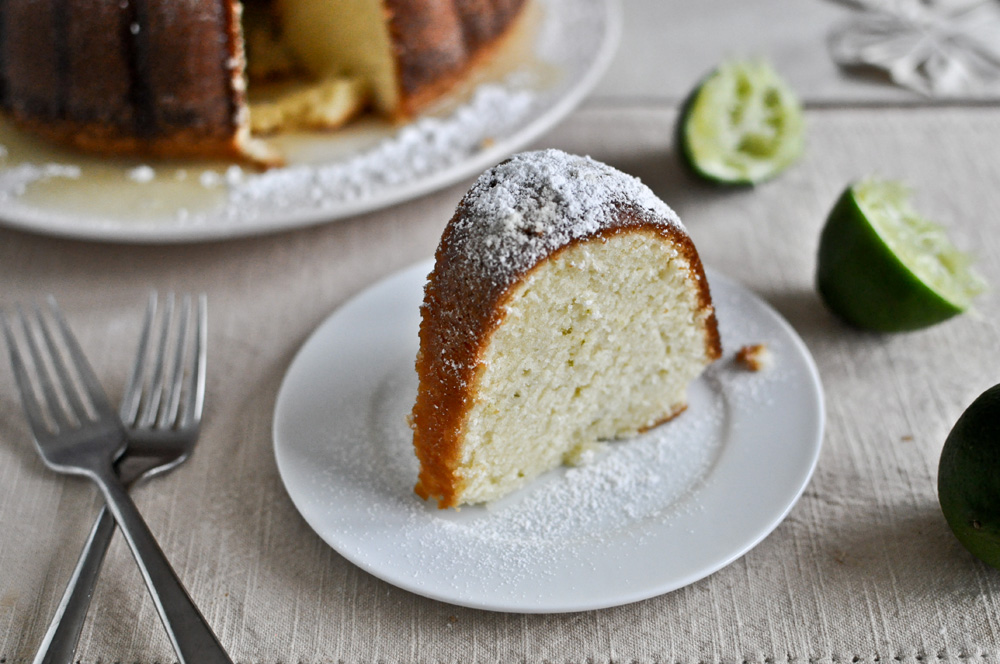Limed-Up Cream Cheese Pound Cake