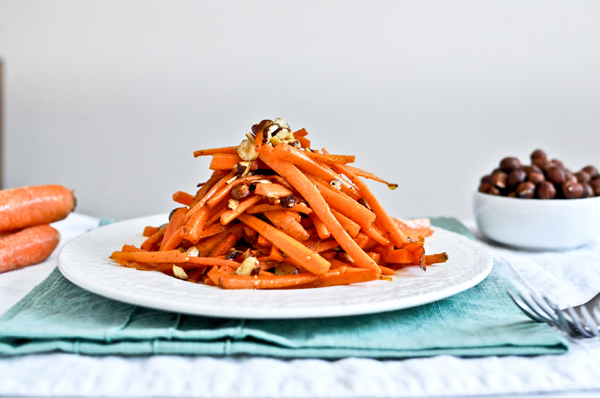 Toasted Hazelnut and Carrot Stir-fry Image
