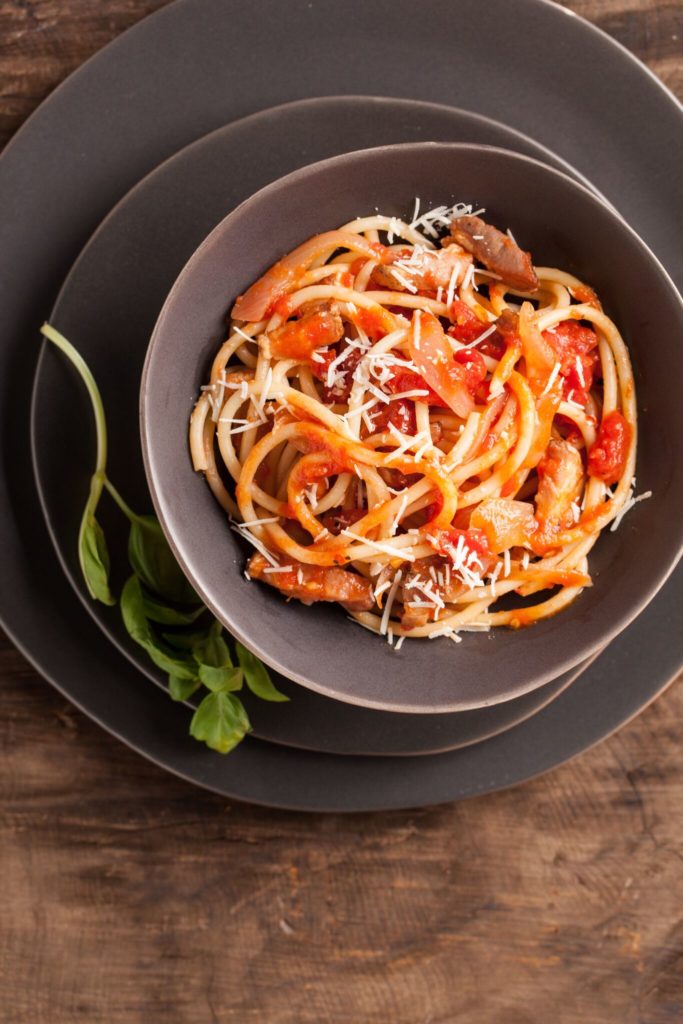 Easy Bacon and Tomato Pasta Image