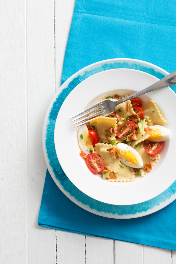 Easy Bacon and Egg Ravioli Image