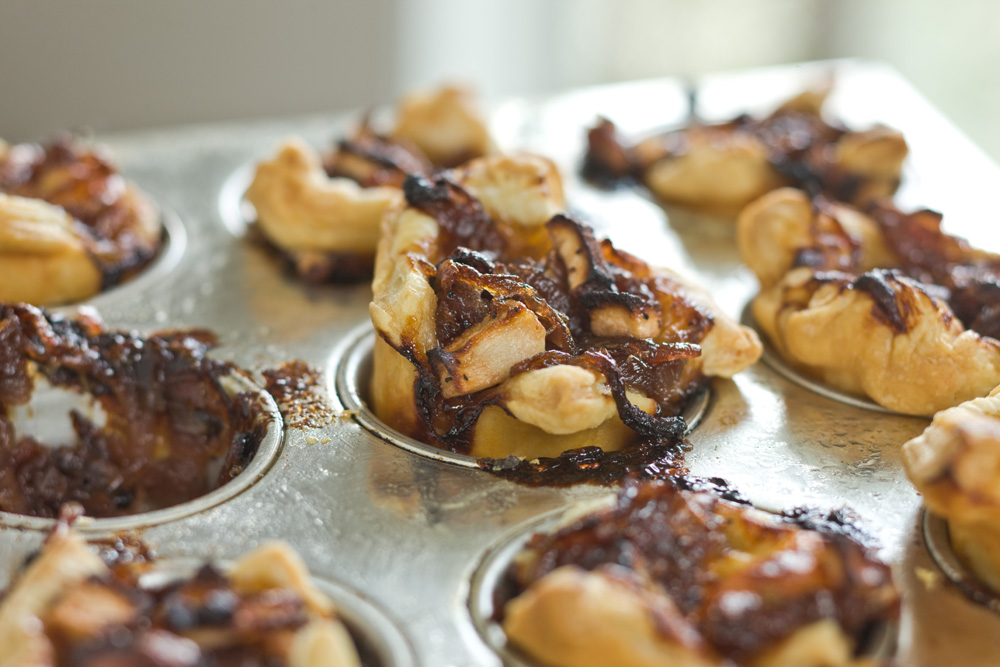 Brie and Onion Marmalade Tarts Image