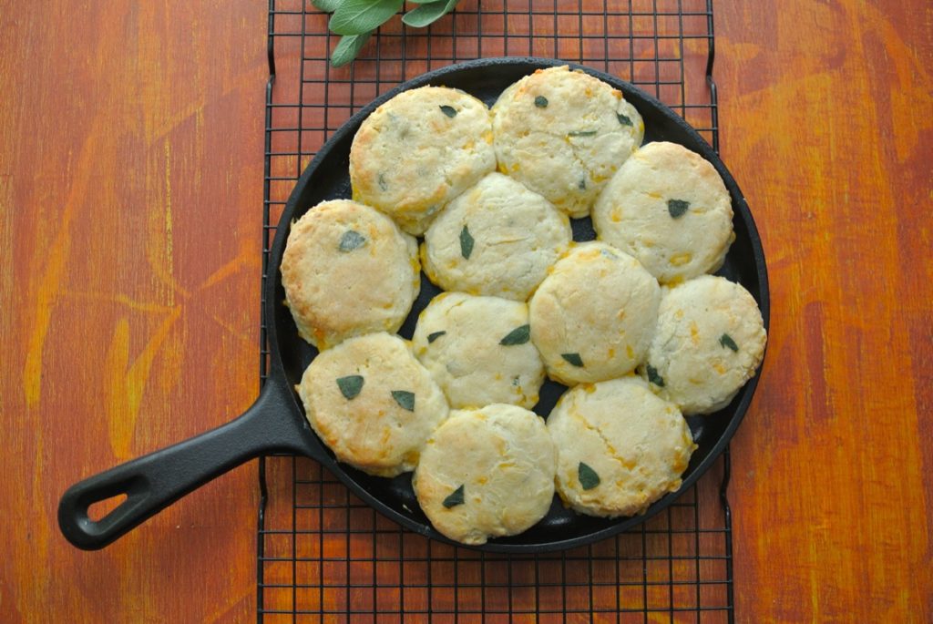 Easy Cheddar Sage Biscuits