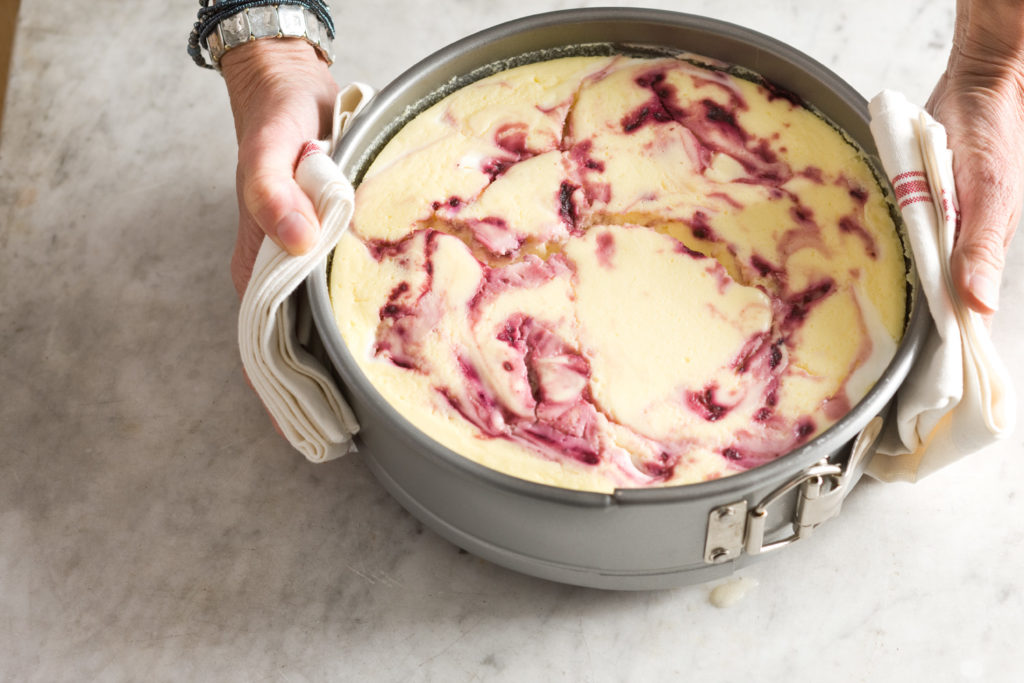 Blackberry Swirl Cheesecake Image