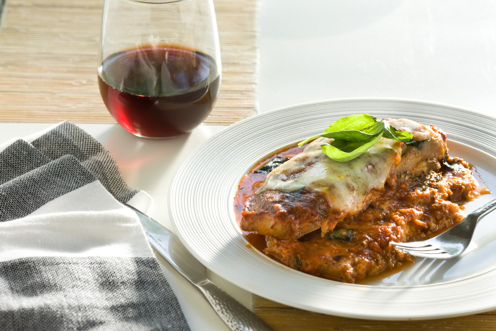 Lightened-Up Eggplant Parmesan Image