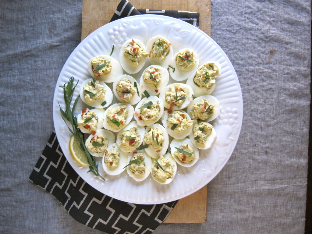 Deviled Eggs with Pancetta Image
