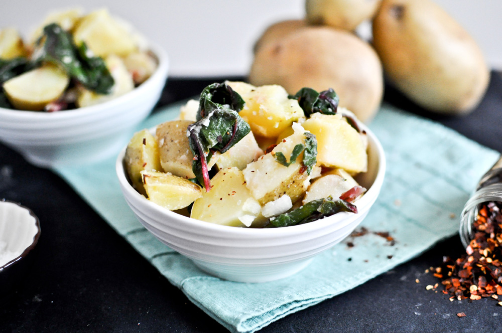 Italian Potato Salad with Swiss Chard Image