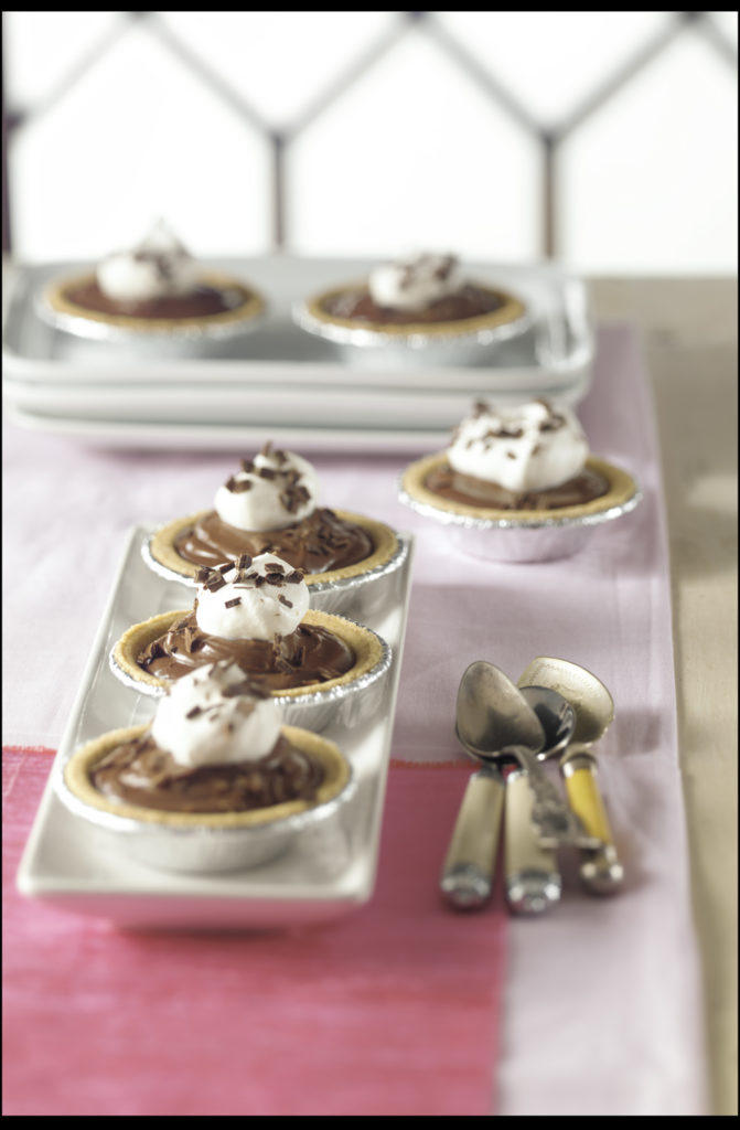 No-Cook Chocolate Silk Tarts