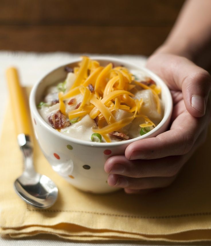 Baked Potato Soup for the Slow Cooker Image