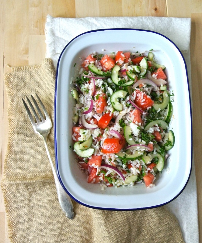 Easy Summer Rice Salad Image