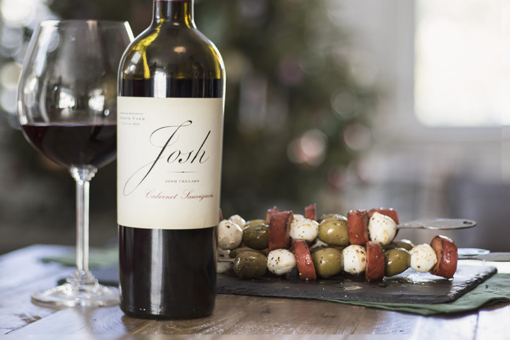 Olive, Mozzarella and Chorizo Skewers