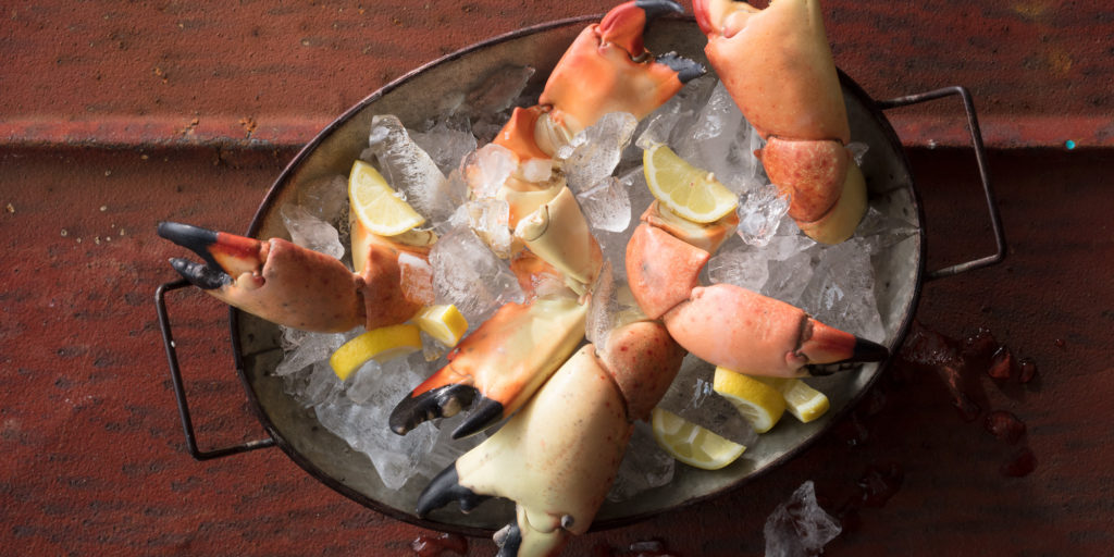 Florida Stone Crab Claws with Orange Horseradish Sauce Image